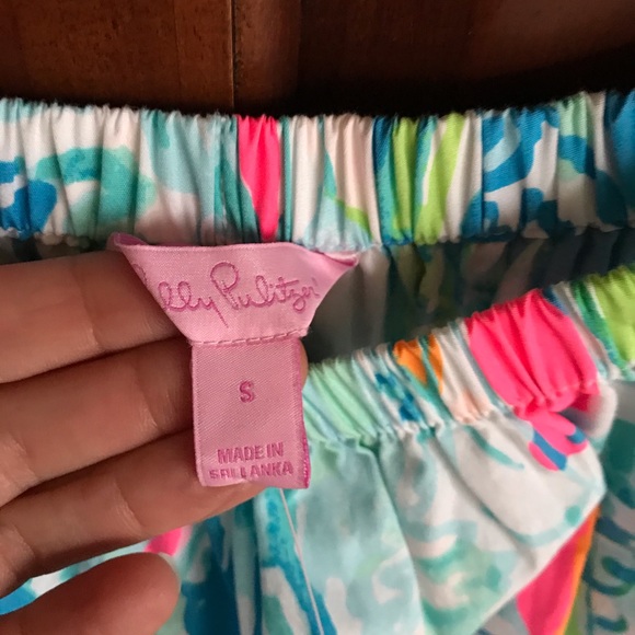 NWT Lilly Pulitzer Marble off the shoulder dress - Picture 7 of 7